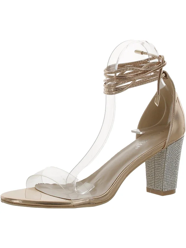 Unbeatable Prices Womens Rhinestone Ankle Strappy Sandals
