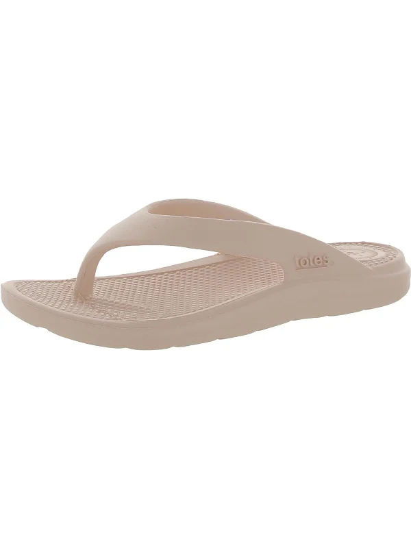 Weekend Deals to Brighten Your Day Womens Round Toe Slip On Flip-Flops