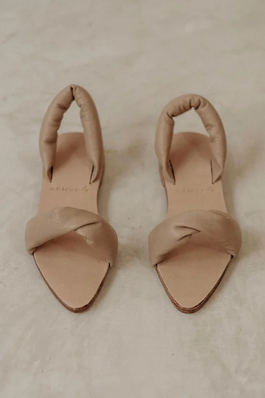 Clearance Sale Women's Selene Ankle Strap Sandal In Nude