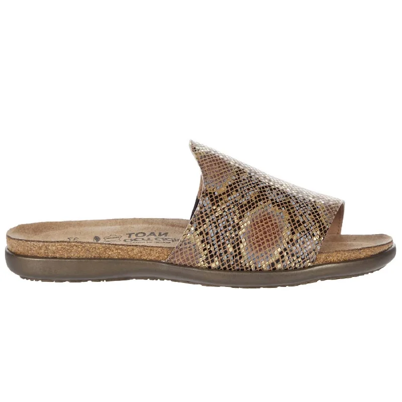 Best Prices Of The Season Happening Now Women's Skylar Sandal In Golden Python Leather Best Prices Of The Season Happening Now Women's Skylar Sandal In Golden Python Leather