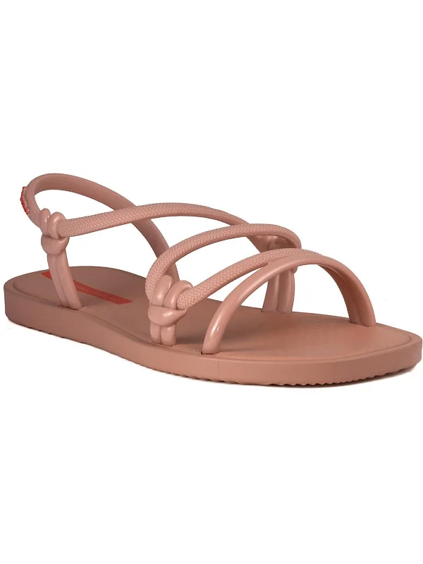 Steals and Deals Womens Slip On Open Toe Slingback Sandals