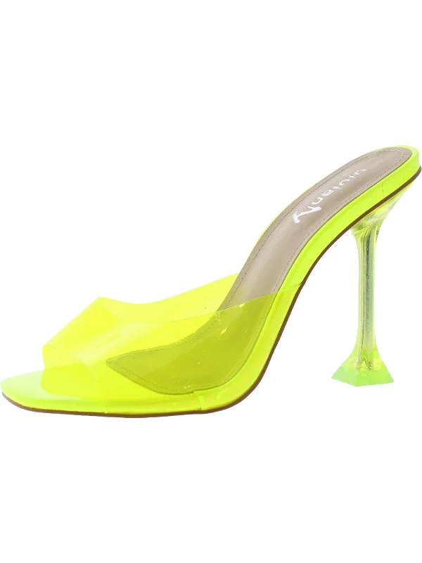 Don't Wait Womens Slip-On Slide Heels