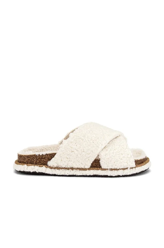 Weekend Shopping Made Better Women's So Soft Sidelines Footbed Sandals In Ivory