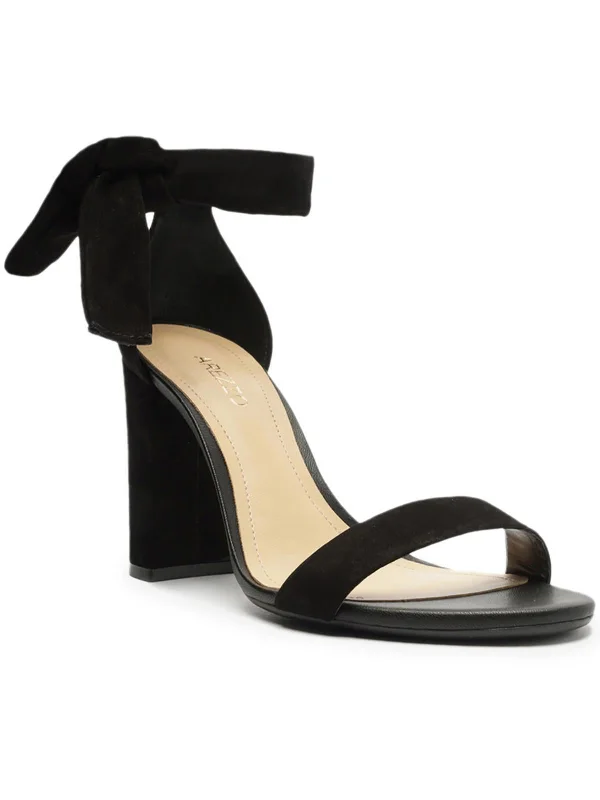Limited Time Womens Suede Ankle Tie Heels