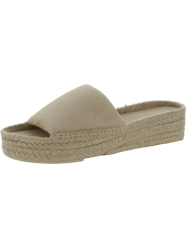 Final Markdown Womens Suede Slide Sandals