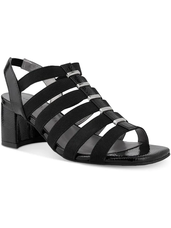 Today Only Yahnnie Womens Open Toe Ankle Block Heel