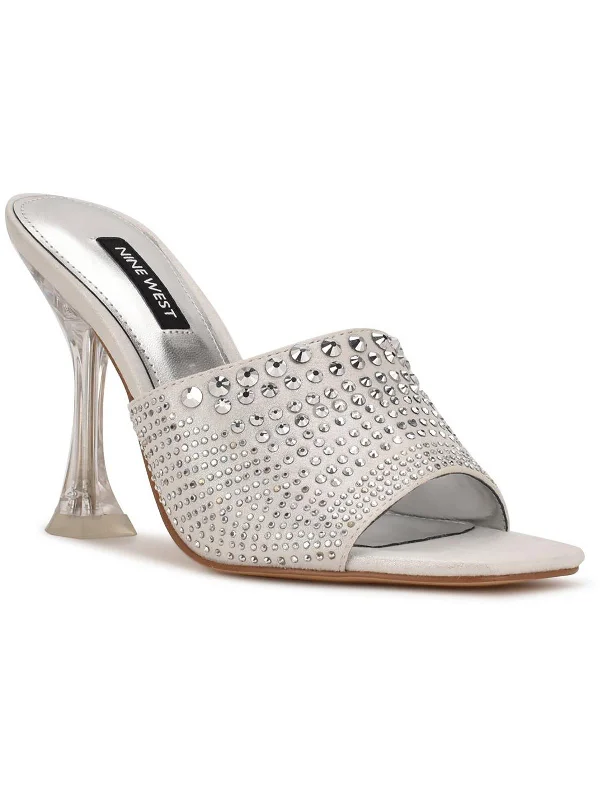 Exclusive Markdowns For A Short Time Ziptip 2 Womens Studded Peep-Toe Slide Sandals