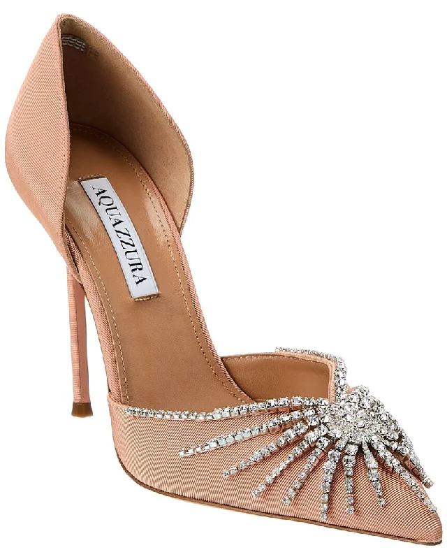 Weekend Savings Galore Aquazzura Sunshine 105 Grosgrain Pump