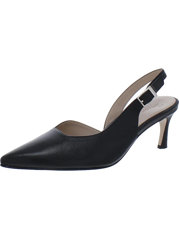 Closeout Felicia Womens Leather Slingback Pumps