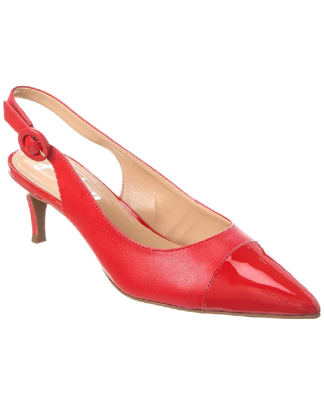 Online Only French Sole Skylar Leather Slingback Pump