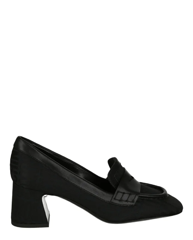 Year-End Clearance Logo Jacquard Pumps