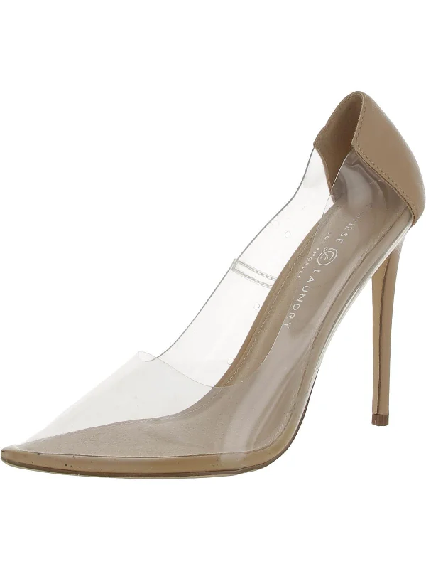 Take Advantage Womens Faux Leather Heels Pumps